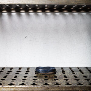 Assiette creuse en grès n°8 - Orage