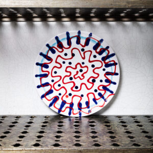 Assiette plate en faïence Paola Navone