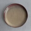 Assiette plate en grès émaillé Jaspe - Vert