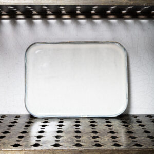 Assiette plate en grès n°1 - Mastic