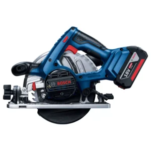 Bosch 06016A2106 - Scie circulaire sans fil GKS 18V-57 G, 2x GBA 18V 4.0Ah, GAL 18V-40 C&G Chargeur et batterie Li-Ion non livrée