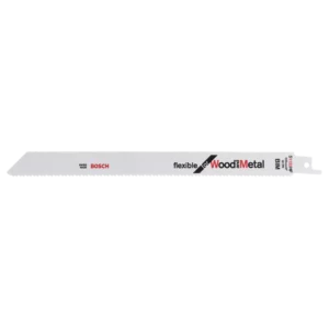 Bosch 2608656034 - Lame de Scie Sabre S 1122 HF Flexible pour bois et métal 100 pièces