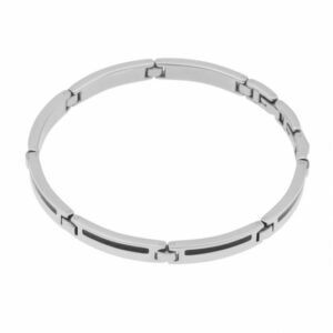 Bracelet en acier et carbone