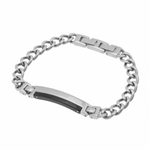 Bracelet en acier et céramique
