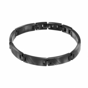 Bracelet en acier vieilli