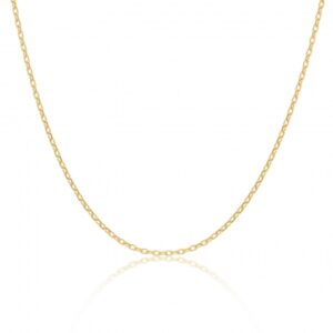 Chaîne en or jaune, maille forçat