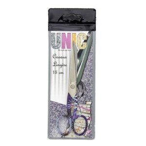 Ciseaux de couture Filea Lingère 15 cm Violet à Fleurs blanches