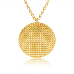 Collier en argent doré