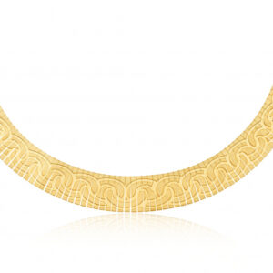 Collier en argent doré