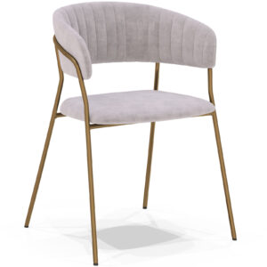 Dining chair - Upholstered in Velvet - Lona