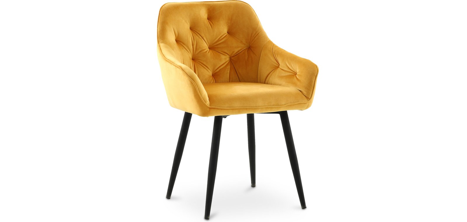 Dining Chair with Armrests - Upholstered in Velvet - Carrol Dining Chair with Armrests - Upholstered in Velvet - Carrol
