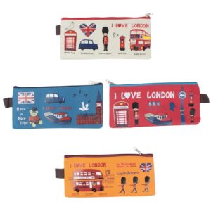 London, UK Office, University, College, School Canvas Pencil/Pen Bag/Case