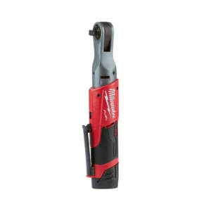 Milwaukee M12 FIR38-201B Clef à cliquet compacte à batteries 12V Li-Ion (1x batterie 2Ah) dans sac - 3/8" - moteur sans charbon