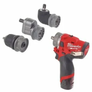Milwaukee M12 FPDXKIT-202X - Set perceuse visseuse (2x batterie 2.0Ah) + set de têtes - dans HD-Box - moteur brushless - 44Nm