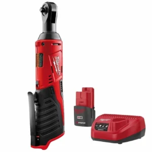 Milwaukee M12 IR-201B Clé à cliquet à batteries 12V Li-Ion set (1x batterie 2,0Ah) dans sac - 40Nm - 1/4"