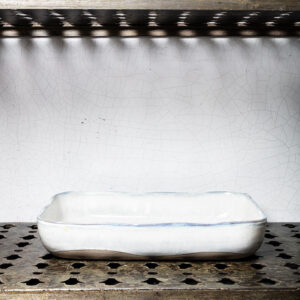 Plat en grès n°10 - Mastic