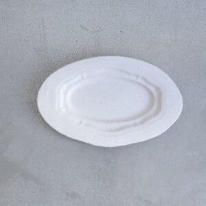 Plat oval Réfectoire - Sable Mat
