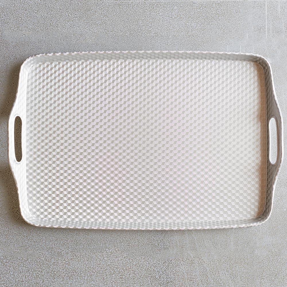 Plateau en aluminium - Argenté Plateau en aluminium - Argenté