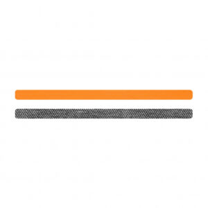 Simili cuir orange- denim pour bracelet Méli Versa ,10mm