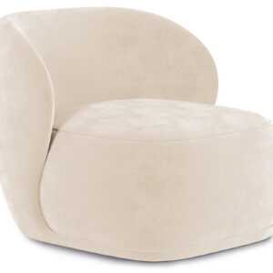 Velvet Upholstered Armchair - Treyton