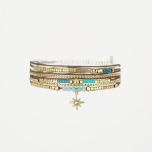 Bracelet Aster (Acier doré)