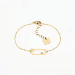Bracelet Atoll (Acier doré)