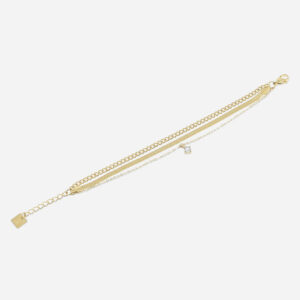 Bracelet Aube (Acier doré)