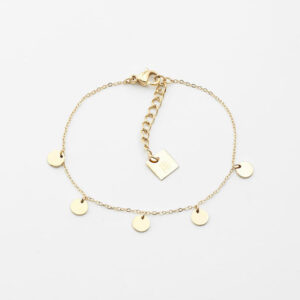Bracelet Confettis (Acier doré)
