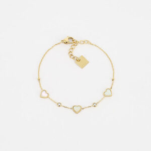 Bracelet Eternity (Acier doré)