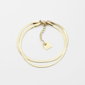 Bracelet Ghery (Acier doré)