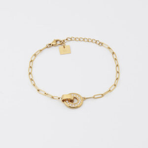 Bracelet Inaya (Acier doré)