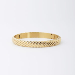 Bracelet Jonc Bowen (Acier doré)