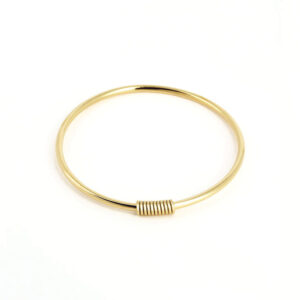 Bracelet Jonc Eli (Acier doré)
