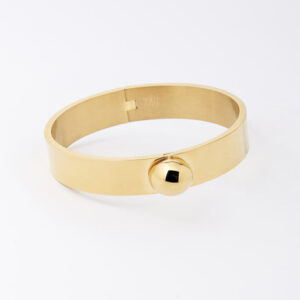 Bracelet Jonc Madelyne (Acier doré)