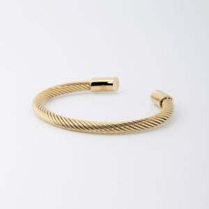 Bracelet Jonc Maëlle (Acier doré)