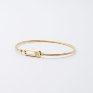 Bracelet Jonc Miranda (Acier doré)