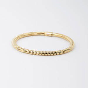 Bracelet Jonc Opale (Acier doré)