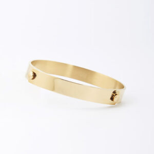 Bracelet Jonc Sarah (Acier doré)