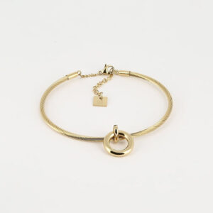 Bracelet Jonc Zaha (Acier doré)
