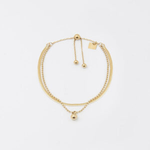 Bracelet Malargue (Acier doré)