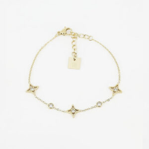Bracelet Manhattan (Acier doré)