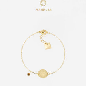 Bracelet Manipura (Acier doré)