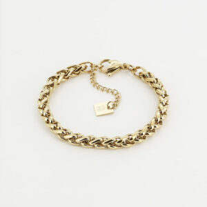 Bracelet Minerve (Acier doré)