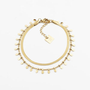 Bracelet Mykonos (Acier doré)