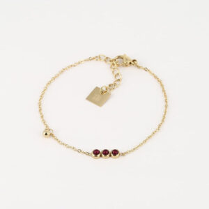 Bracelet Ormiga (Acier doré)