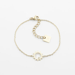 Bracelet Oursin (Acier doré)