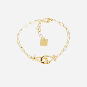 Bracelet Paulette (Acier doré)