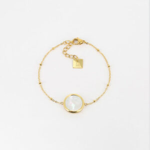 Bracelet Pearly (Acier doré)