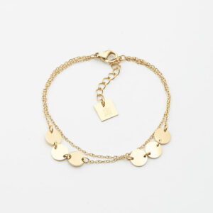 Bracelet Planet (Acier doré)