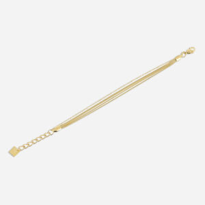 Bracelet Pluriel (Acier doré)